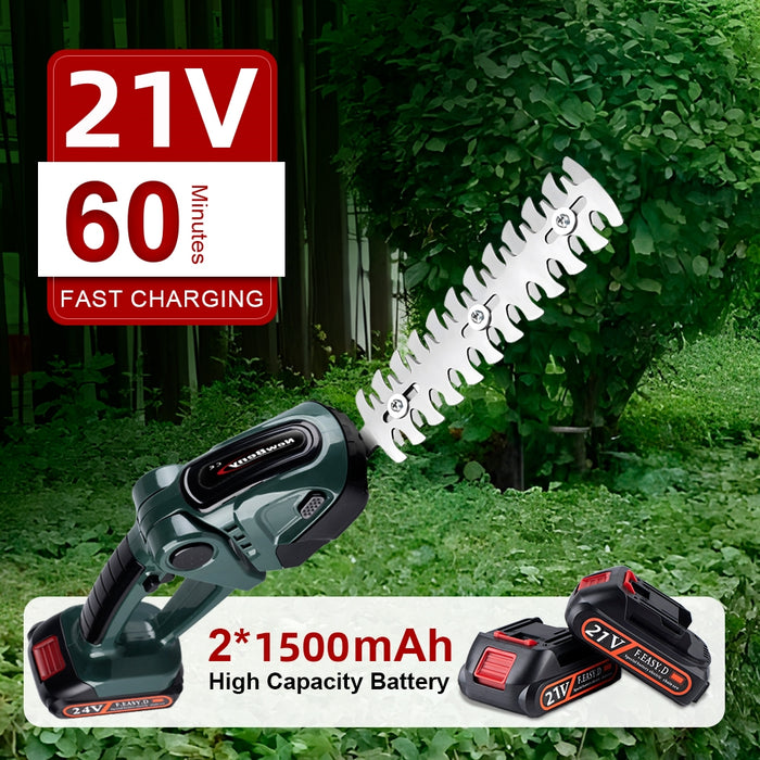PlotPilot Cordless 2-in-1 Lawn & Hedge Trimmer